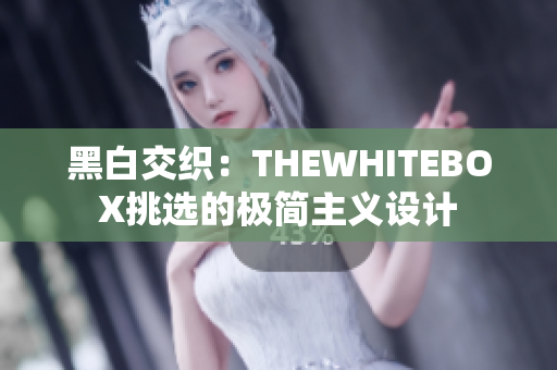 黑白交織：THEWHITEBOX挑選的極簡(jiǎn)主義設(shè)計(jì)