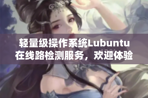 輕量級操作系統(tǒng)Lubuntu在線路檢測服務，歡迎體驗